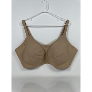 Honeylove Bra Crossover V Neck Nude Wireless 3X 44DD(E)/DDD(F)